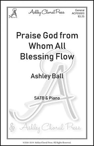 Praise God from Whom All Blessings Flow SATB choral sheet music cover Thumbnail